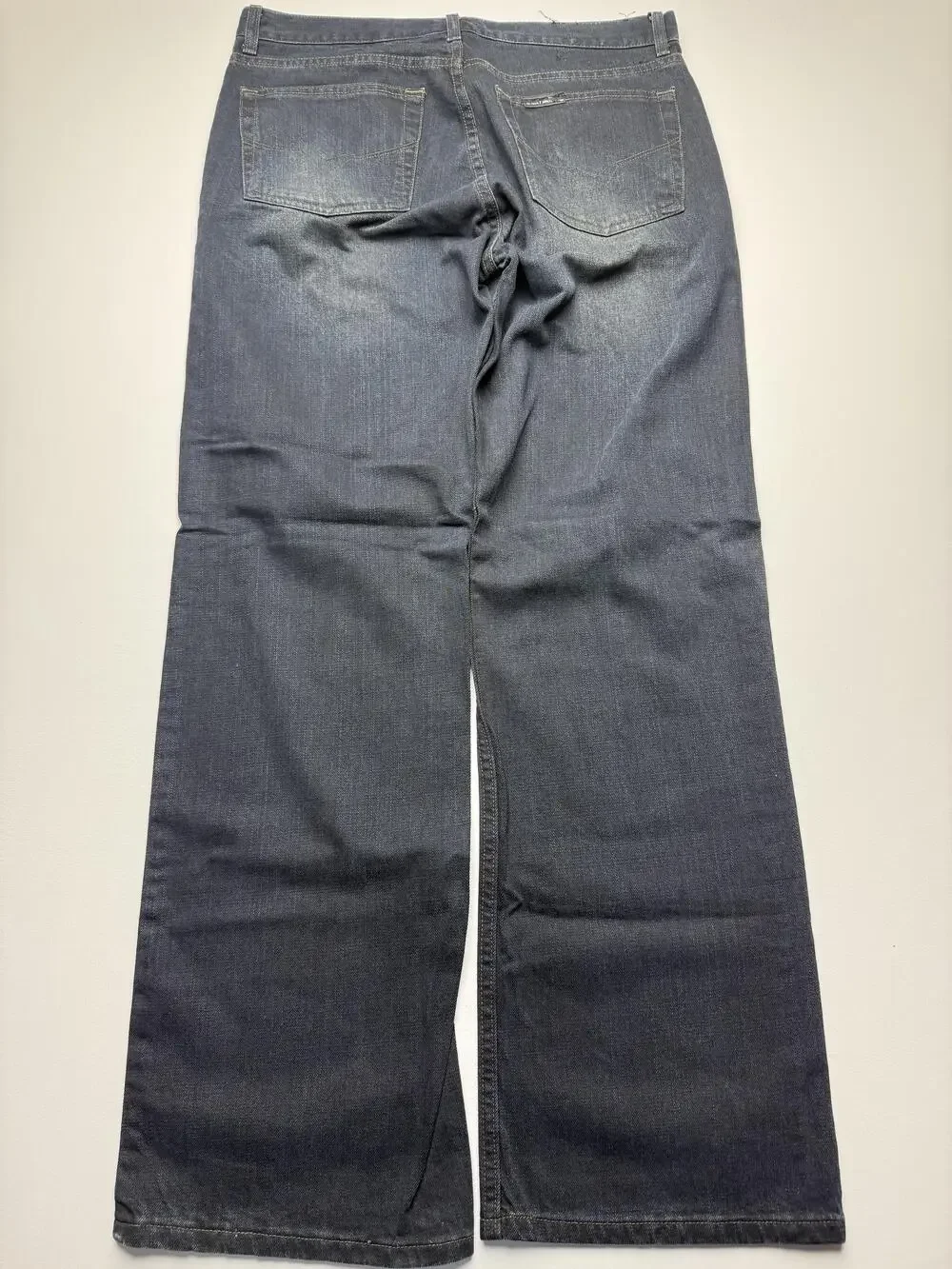 Harley Davidson Jeans Mens 36x34 Blue Med Wash Relaxed Wide Leg 5 Pocket